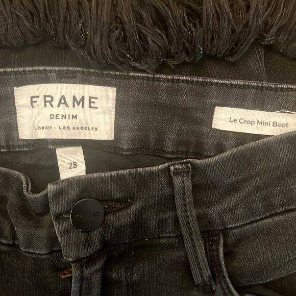 Frame Le Crop Mini Boot jeans Size 28 - Picture 3 of 5